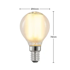 LED-dråbepære E14 4 W 2.700 K mat dæmpes, 5 stk^Arcchio Discount