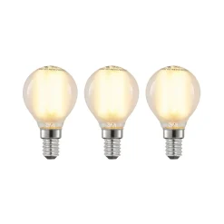 Arcchio Dæmpbar Led-Pære>LED-dråbepære E14 4 W 2.700 K mat dæmpes, 3 stk