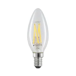 Arcchio Dæmpbar Led-Pære|Filament Pære>LED-filamentpære E14 4 W 827 kerte, dæmpes, 2 stk