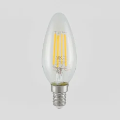 Arcchio LED-filamentpære E14 4 W 827 3-trins-dæmper, 2 stk