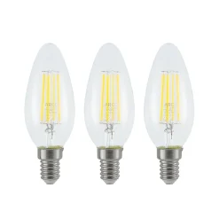 LED-filamentpære E14 4 W 827 3-trins-dæmper, 3 stk^Arcchio