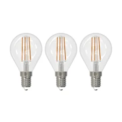 Arcchio LED-filamentpære E14 4W 2.700 K dråbe dæmpes 3 stk