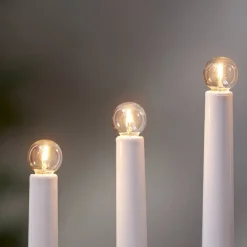 LED-filamentpære E10 3W dæmpbar, 3-pak, 55V^STAR TRADING Online