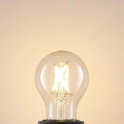 Arcchio LED-filamentpære E27 4W 2.700K glødetråd, dæmpbar, klar