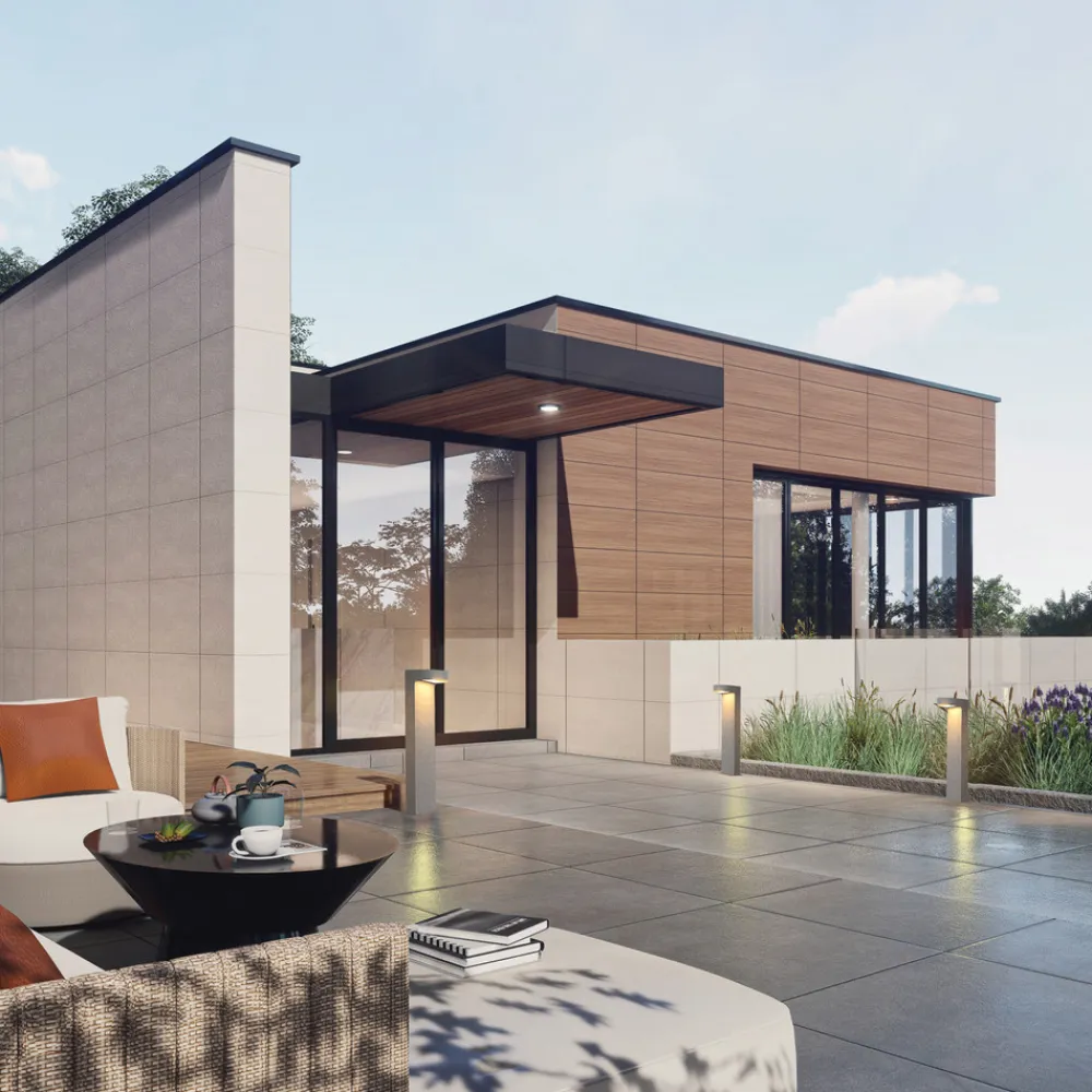 Zambelis Gadebelysning>LED-gadelampe E383, 1 lyskilde, beton, højde 70 cm