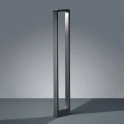 LED-gadelampe RENO, antracit, højde 100 cm, metal, IP54^Trio Lighting Best