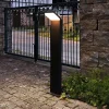 Deko-Light LED-gadelampe Tucanae, grå, højde 100 cm, IP65, metal
