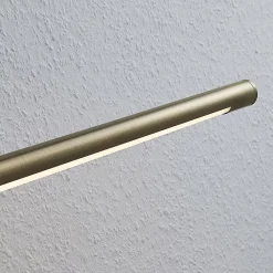 Lindby LED-gallerilampe Mailine, patineret messing