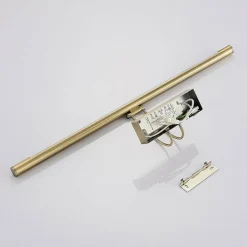 Lindby LED-gallerilampe Mailine, patineret messing