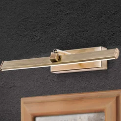 ORION LED-gallerilampe Suren i antik messing, 30 cm