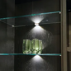 Hera Underskabsbelysning>LED-glasclip, grå, plast, op/ned, stik