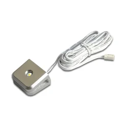 Hera Underskabsbelysning>LED-glasclip, grå, plast, op/ned, stik