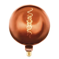 EGLO Filament Pære>LED-globe G200 E27 4 W 1.600 K filament kobber