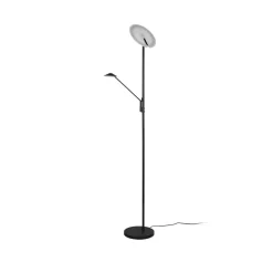 LED-gulvlampe Brantford læselampe sort mat^Trio Lighting Online
