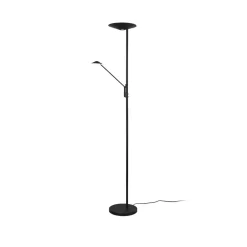 LED-gulvlampe Brantford læselampe sort mat^Trio Lighting Online