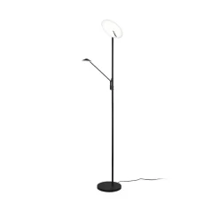 LED-gulvlampe Brantford læselampe sort mat^Trio Lighting Online