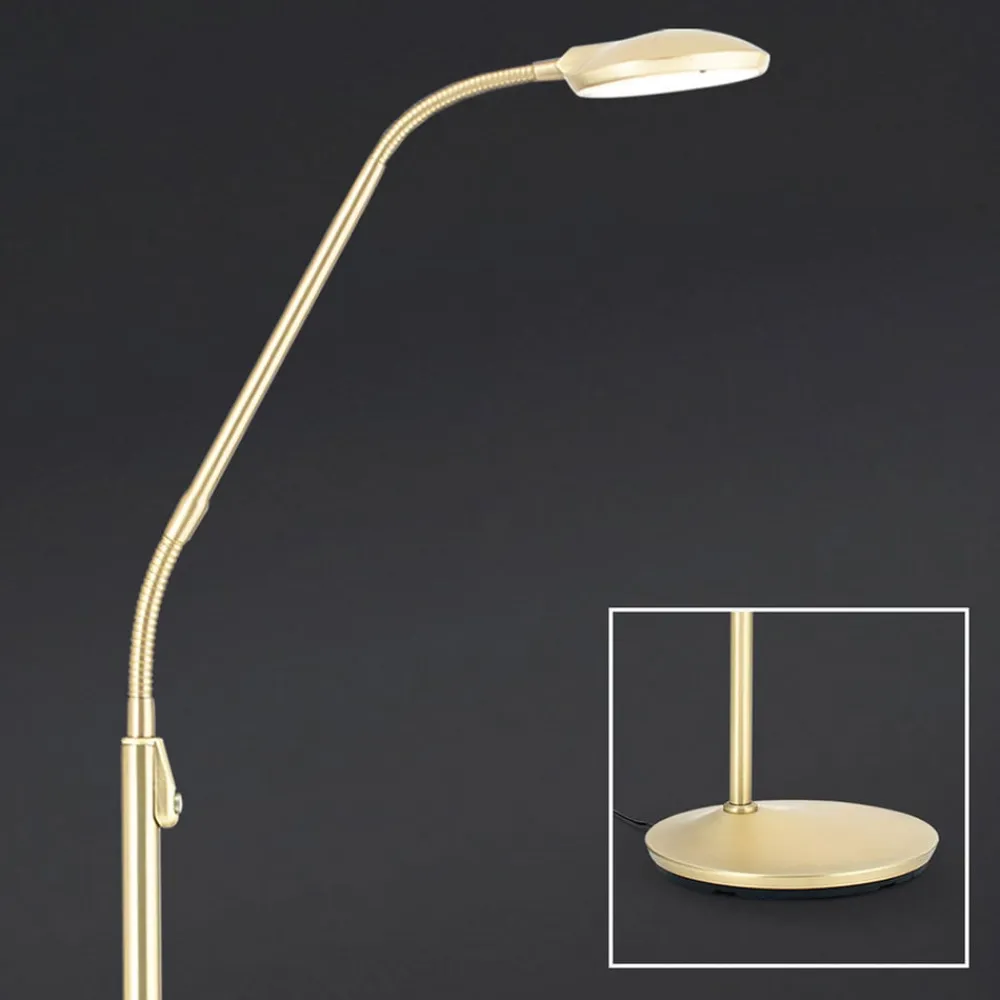 LED-gulvlampe Cobra med jsuterbar lysfarve^ORION Outlet