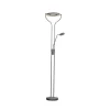 FISCHER & HONSEL Gulvlamper|Gulvlamper>LED-gulvlampe Davos, sandgrå, højde 180 cm, 2 lyskilder, CCT