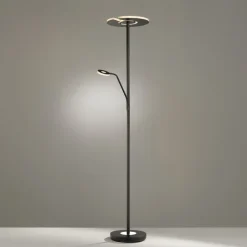 FISCHER & HONSEL Gang|Gulvlamper>LED-gulvlampe Dent, sort, 180 cm, CCT, 2 lyskilder