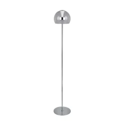Trio Lighting LED-gulvlampe Flynt, højde 130 cm, kromfarvet, metal, CCT