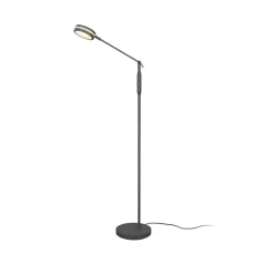 Trio Lighting LED-gulvlampe Franklin, sensordæmper, antracit
