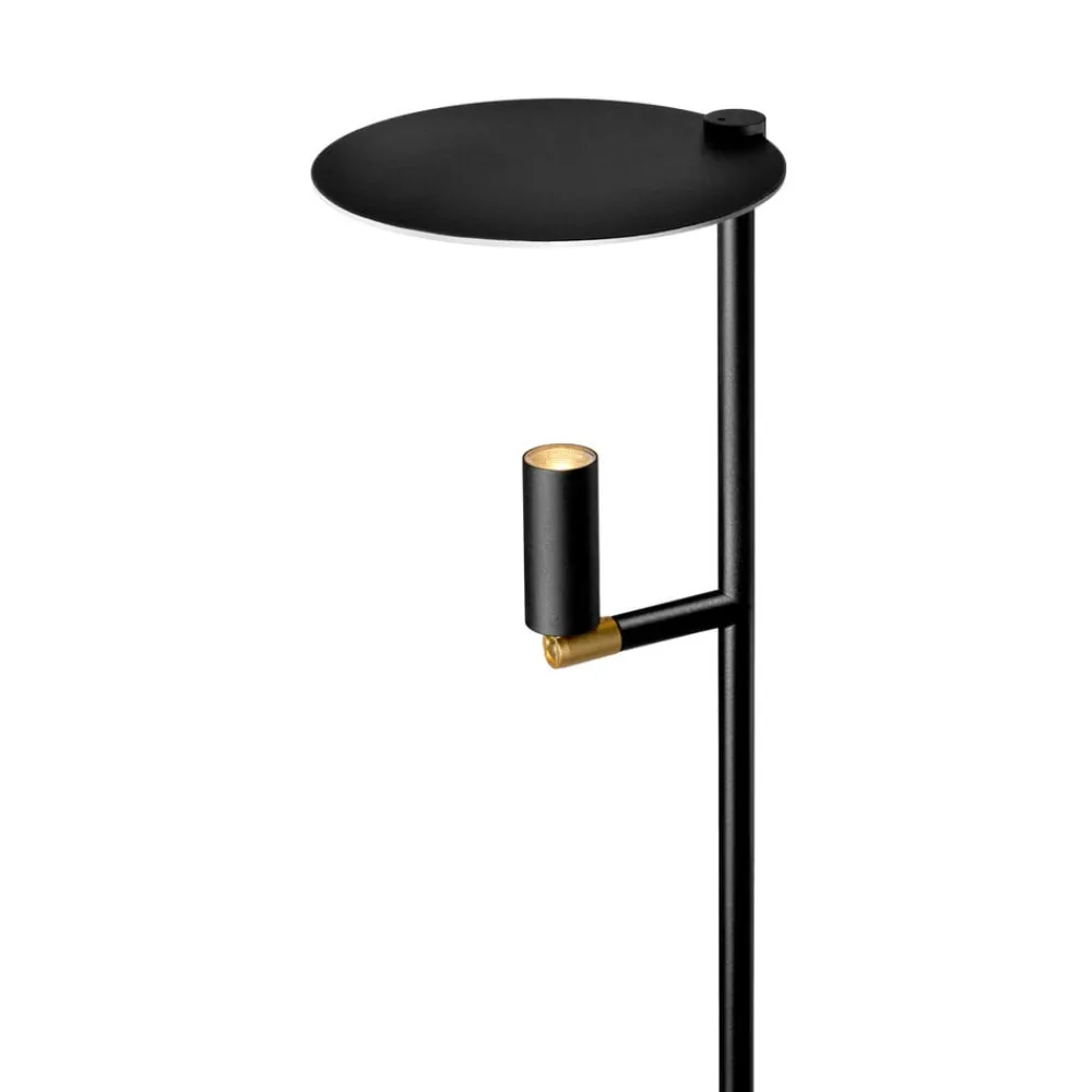 Carpyen Gulvlamper|Gulvlamper>LED-gulvlampe Kelly Spot justerbar sort/guld