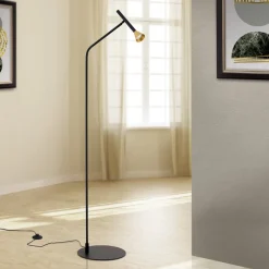 LED-gulvlampe Odeon, højde 147 cm, metal^ORION Sale