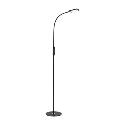 Briloner Arbejdsrum/Kontor|Gulvlamper>LED-gulvlampe Office Remote, sort, dæmpbar, CCT
