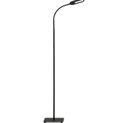 Briloner Arbejdsrum/Kontor|Gulvlamper>LED-gulvlampe Office Step, dæmpbar, sort