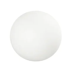 Linea Light Sokkellamper>LED-gulvlampe Oh!, Ø 55 cm, E27, polykarbonat, hvid