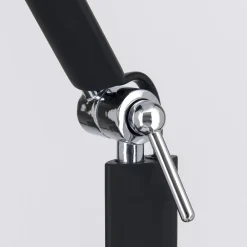 LED-gulvlampe Ringo, sort, metal, justerbar, dæmpbar^ORION Sale