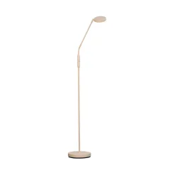 FISCHER & HONSEL Gulvlamper|Gulvlamper>LED-gulvlampe Sorento, højde 138 cm, sandfarvet, metal, CCT