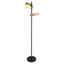 LED-gulvlampe Tessa sort/beige 165 cm Touchdim CCT 2 lyskilder.^Näve New