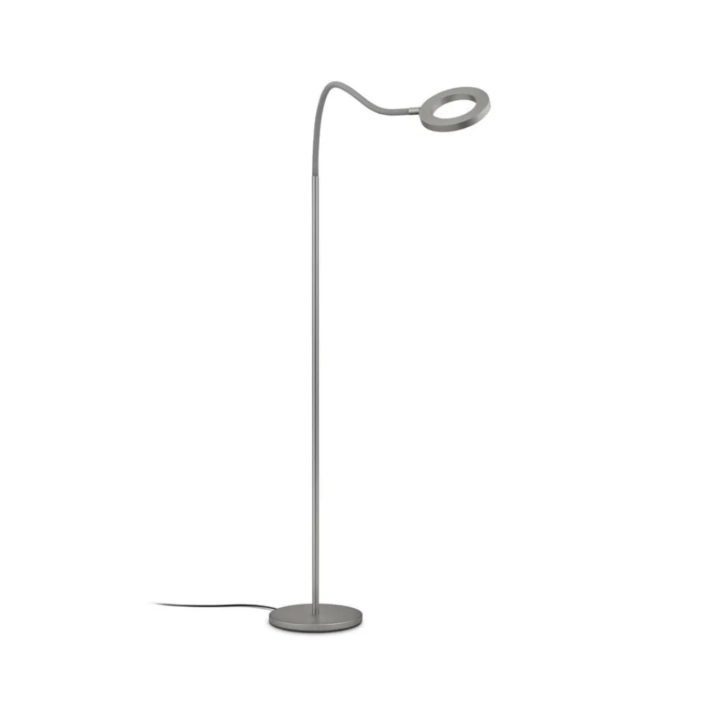 LED-gulvlampe Tessa-Flex, antracit, dæmpbar^Knapstein Outlet