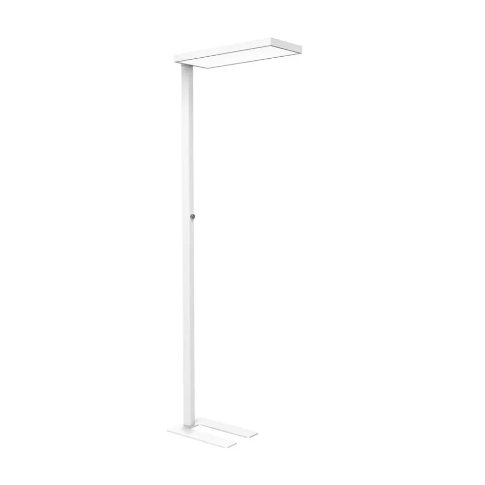 LED-gulvlampe til kontor jura, hvid, aluminium, 196,5 cm, 4000 K^Maul Outlet