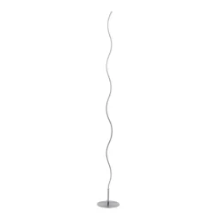 LED-gulvlampe Wave 3.000K 120 cm stål^JUST LIGHT. GmbH Outlet