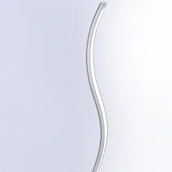 LED-gulvlampe Wave 3.000K 120 cm stål^JUST LIGHT. GmbH Outlet