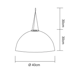 LED-hængelampe 33982, hvid, hør, plast^Globo