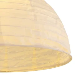 LED-hængelampe 33982, hvid, hør, plast^Globo