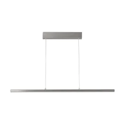 FISCHER & HONSEL Pendellamper>LED-hængelampe Borena, aluminiumfarvet, længde 113 cm Metal