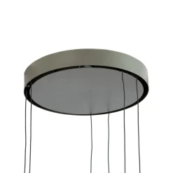 Nowodvorski Lighting LED-hængelampe CIRCOLO, olivgrøn, Ø 30/45/60 cm, 3 lyskilder