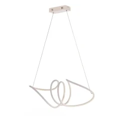 Eko-Light LED-hængelampe Loca, plast, hvid, 56 W, længde 70 cm