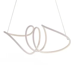 Eko-Light LED-hængelampe Loca, plast, hvid, 56 W, længde 70 cm