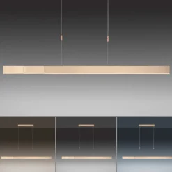 LED-hængelampe Moto, imperial gold, dæmpbar, CCT^PURE Hot