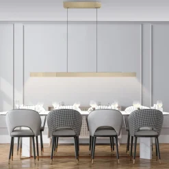 LED-hængelampe Moto-Rise, imperial gold, aluminium, CCT^PURE