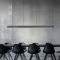 PURE Pendellamper>LED-hængelampe Moto-Rise, platin, aluminium, CCT