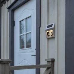 STAR TRADING LED-husnummerlampe med solcelle Wally