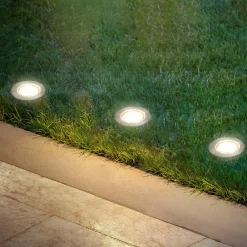 LED-indbygningsspot 3916032 IP67 12 V 3-delt startsæt Ø 4,5 cm potte^Briloner Discount