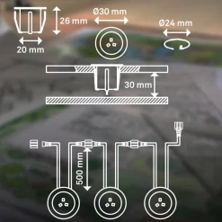 Briloner Nedgravet Udebelysning|Udendørs Spot><noscript><img width=