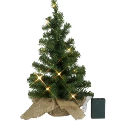 STAR TRADING Dekorationsbelysning|Julepynt>LED-juletræ Tre med jute-taske